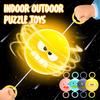 Sifflet Lumineux pour Enfants Balle Volante Jouet Sûr Plastique Jouet Rotatif Balle pour la Coordination Œil-Main Âges Fun Extérieur Intérieur Jouet Anti-Stress