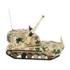 1:87 Diecast Army Howitzer Tank Vehicle Model for Home Office Decoratives