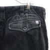 OLD 80s Vintage Black Corps Corduroy Pants Black Logger Pants Men's Used