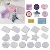 16Pieces Silicone Photo Frame Molds Silicone Picture Frame Mould DIY Hand-Making Tools Silicone Material for Hand Making