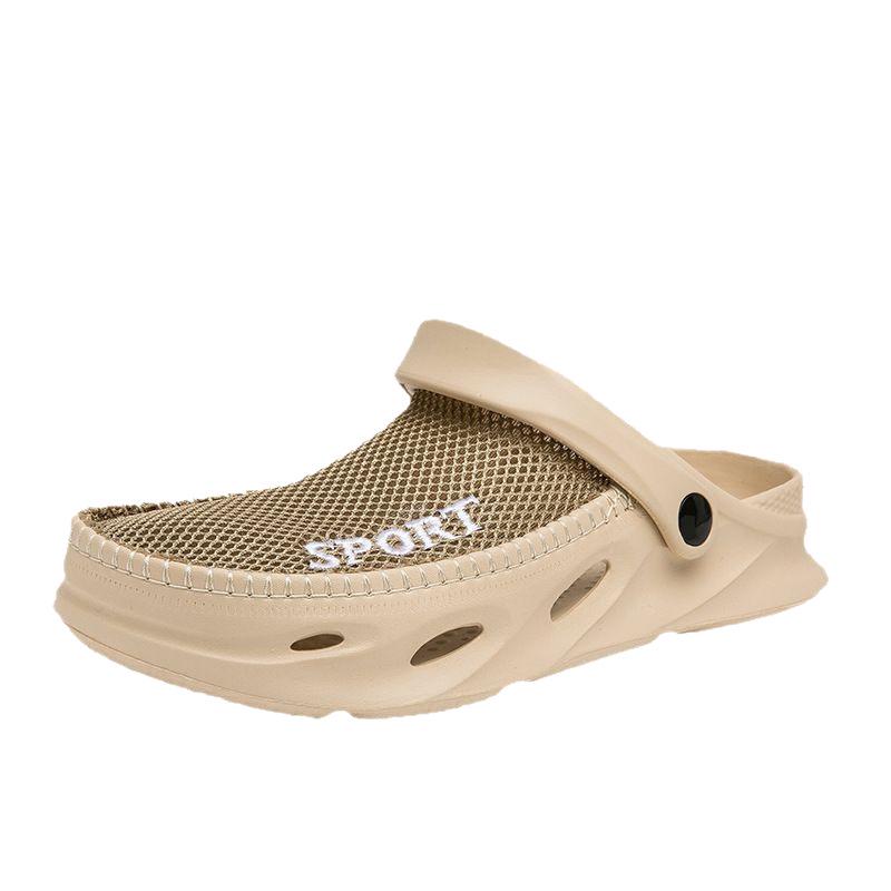 Sommer Herren Übergröße Rutschfeste Zehengeschlossene Sandalen - Dicke Sohle Lässige Outdoor Strandschuhe
