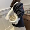 Stylish And Spacious Black Canvas Tote Bag For Women Ideal For Spring Commute And School