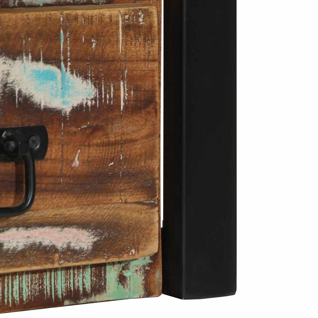 Nightstand Multicolour 40x35x40 cm Reclaimed Wood Solid Wood