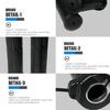 ABS Twist Throttle Grip Universal Fit Bicycles E Bike Ergonomic Non Slip Right Handle Throttle Replacement Accessories