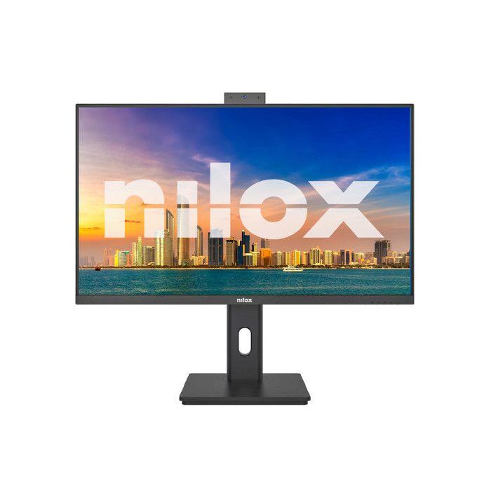 Nilox Monitor PC 24" Full HD IPS 120Hz 4ms Webcam Integrata Nero