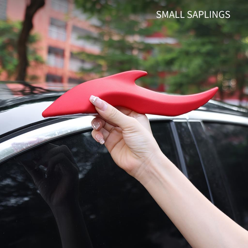 Car cool dragon horn 3D body decoration sticker, creative roof decoration sticker EVA material car exterior decoration Christmas