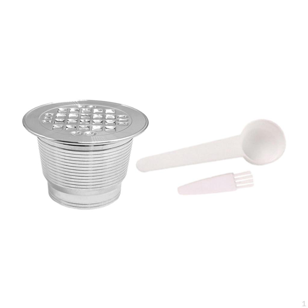 Stainless Steel Coffee Pod with Cleaning Tool