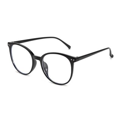 Myopia Glasses Frame Lightweight Transparent Round Frame Glasses Blue Light Blocking Glasses Transparent For Sun Cycling Stage