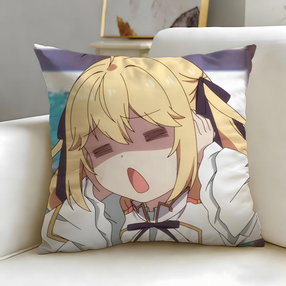 The Magical Revolution of the Reincarnated Princess Cushion Cover Soft  EasyWash Pillow Case  Versatile for Couch Bed Travel