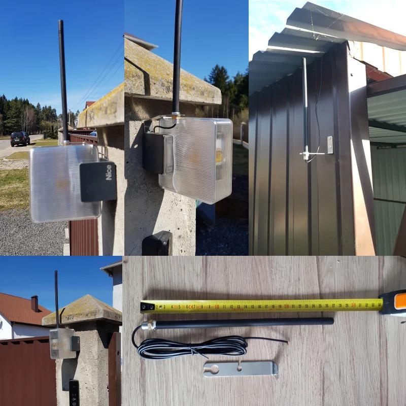 433MHz Outdoor Antenna for Garage Door Remote - Extends Control Range Up To 150m