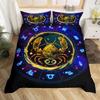 Constellation Taurus Three-Piece Quilt Cover 3D Digital Printing Bedding Set Bed Cover