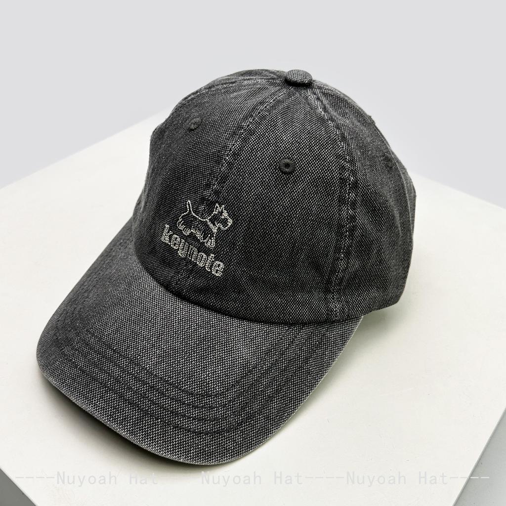 Baseball Letterings Alphabet Puppy Stitched Stitching Embroidered Cute School Old Vintage Women  Men Her Him For Fresh Caps Peaked Hats Sunshade