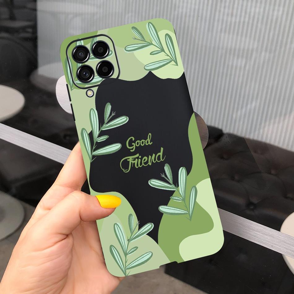 For Samsung Galaxy M53 Phone Case Fashion Cute Pattern Macaroon Silicone Soft Cases For Samsung M53 M33 M22 4G 5G Back Cover