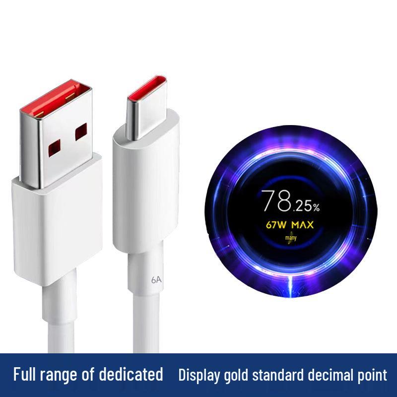 Xiaomi Redmi K40/K40S/K50/K30Pro 67W Fast Charger with Data Cable