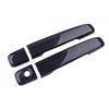 1 Pair Car Exterior Door Handle Cover Trim Fit for Infiniti G37 Coupe Convertible IPL 2008-2011 2012 2013 Carbon Fiber Style ABS