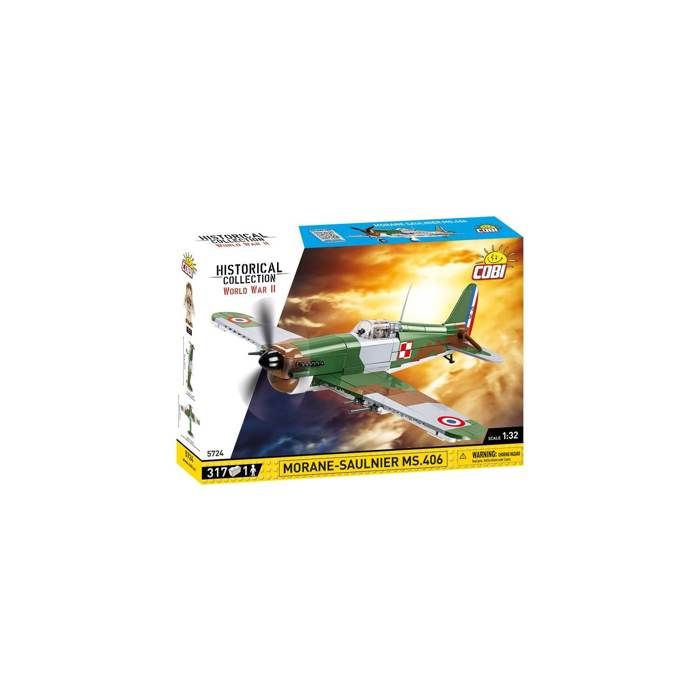 Maquette - COBI - Morane-Saulnier MS.406 - 317 Pièces - Intérieur - À Partir De 8 Ans