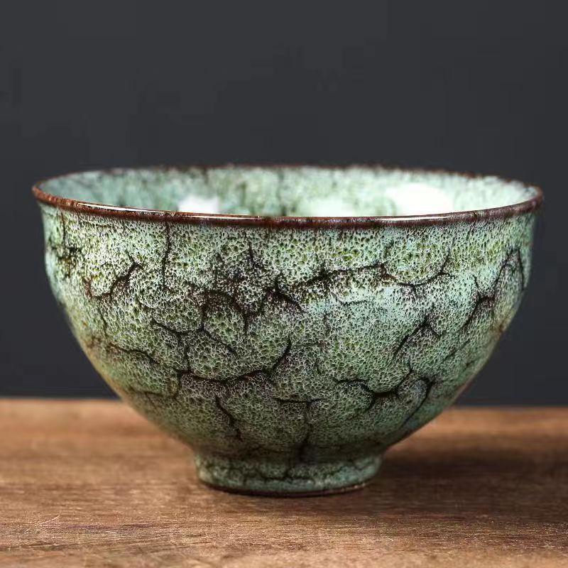 Kiln change dragon egg dragon shape non-pouring cup anti-scalding ceramic cup building cup hand warmer cup kiln change large capacity master cup 150ml