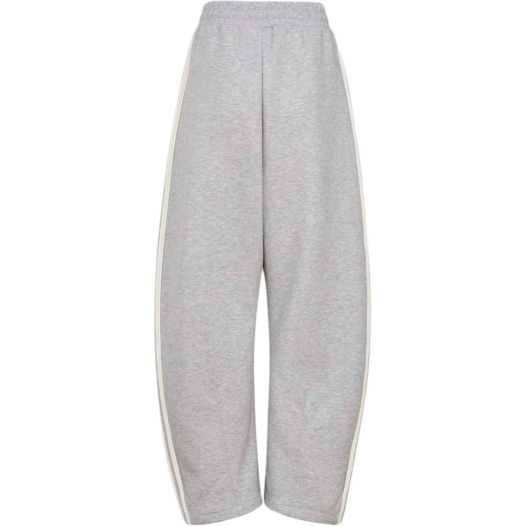 adidas Originals Curved Pant Three Stripes Loose Fit Drawstring Tapered Knit Sports Pants Women Pants KX7982