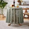Elegant Pastoral Cotton-Linen Lace Tablecloth: Artistic, Dustproof, Non-Slip, Heat-Resistant, Hollow Design