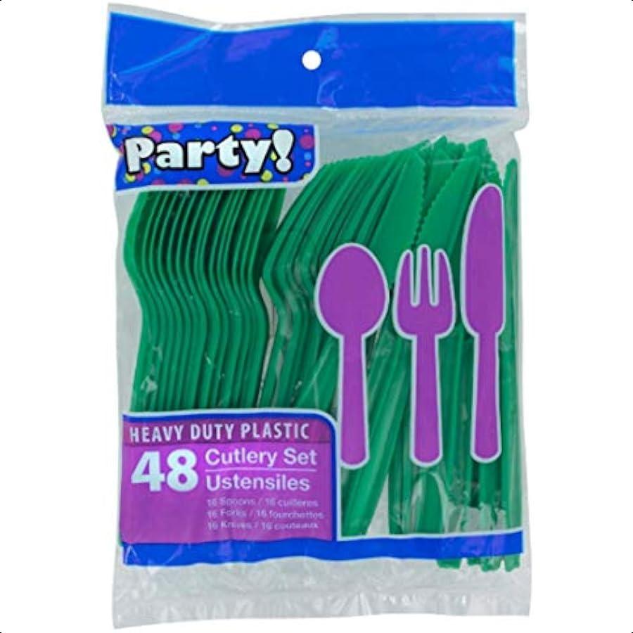

16 Forks 16 Spoons and 16 Knives (Green) United States
