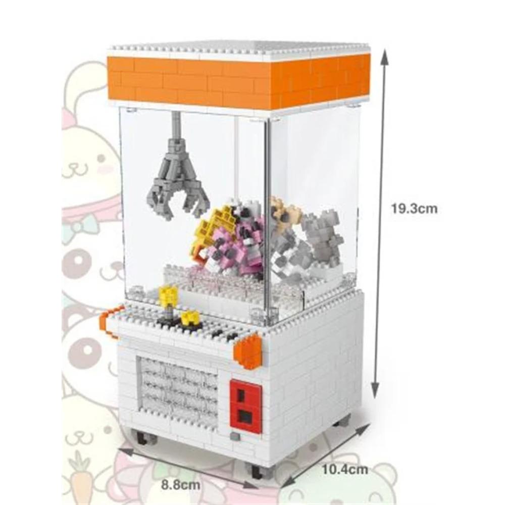 

ZRK Мини Блоки Мультяшная Строительная Игрушка Модель Игрового Автомата-Истребителя UFO CATCHER Пластиковые Кирпичики Игрушки Подарок для Детей Подарок 7814 with original box