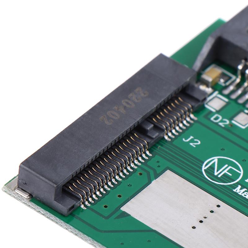 Msata Ssd To 2.5'' Sata 6.0Gps Adapter Converter Card Module Board Mini Pcie Ssd