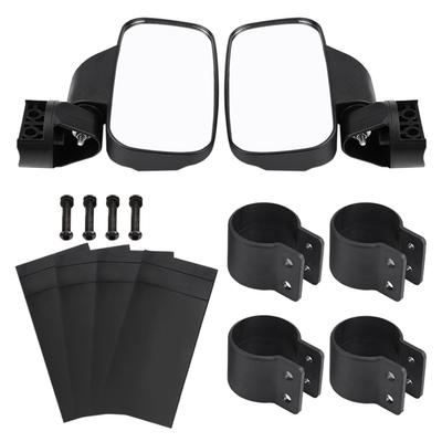 Adjustable Motorcycle Side Rear View Mirror Convex Design for UTV Polaris Ranger RZR Can Am