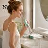 Irrigateur buccal rechargeable, jet dentaire électrique sans fil, 3 niveaux pour le nettoyage des dents avec 4 embouts de jet, Flosser