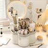 Large Capacity Desktop Organizer Rotatable Storage Holder Container Pencil Box  Office Supplies