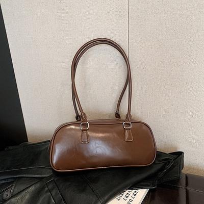 Niche Retro Small Bag Women's 2 New Autumn and Winter Commuter Underarm Baguette Bag Fashionable Texture Shoulder Bag