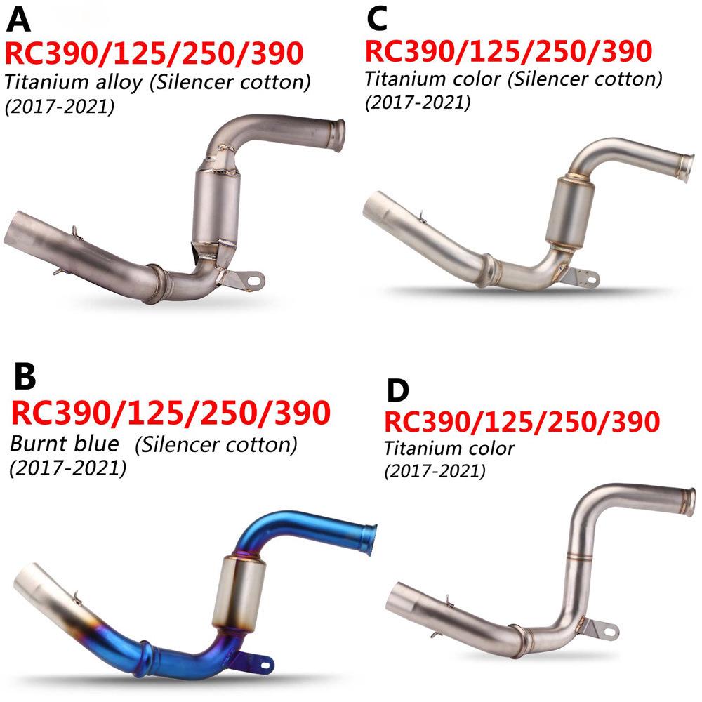 Motorcycle Exhaust Tailpipe for 125, 250, 390 DUKE & RC390 (2017-2020)