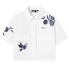 Women's Embroidered Loose Short-Sleeve Shirt