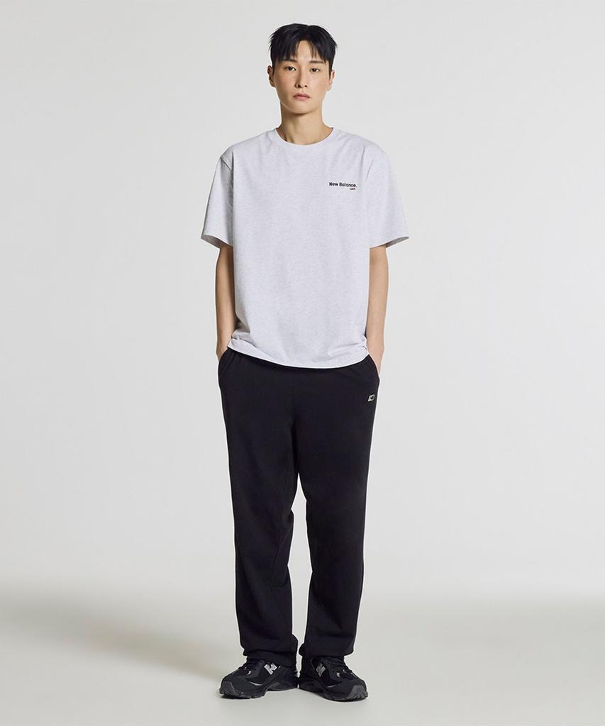 Nyuballanseu Nbneg21433 / Uni Essential Big Logo Short Sleeve T-Shirt (Light Gray)