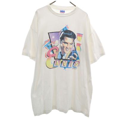 90s Old USA Made Elvis Presley Short Sleeve Single Stitch T-shirt Men's Used