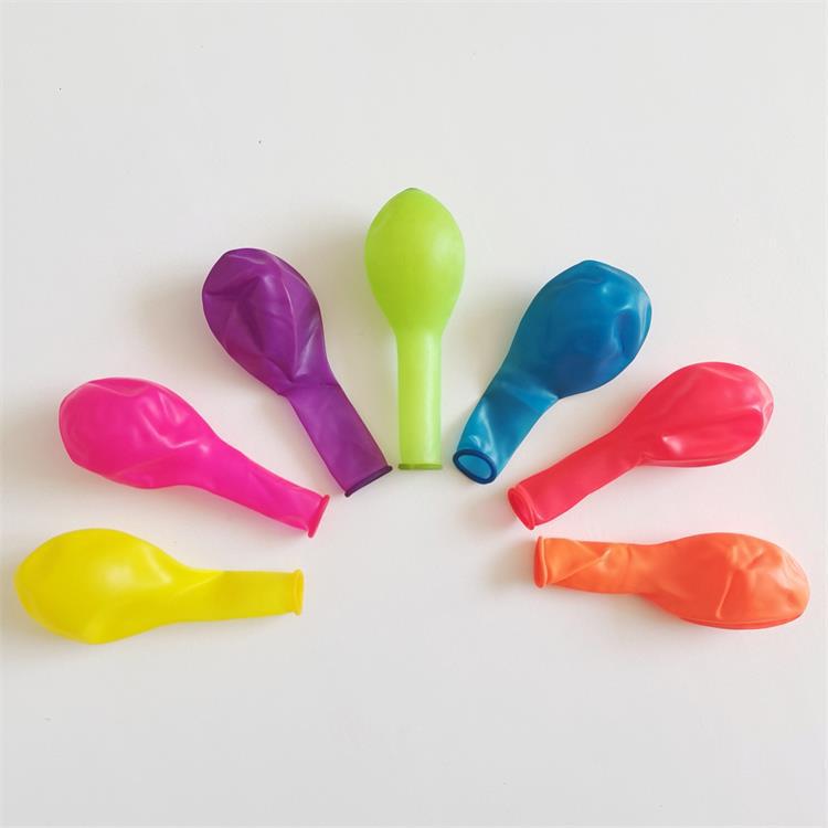 10-Inch Colorful Transparent Crystal Bobo Latex Balloon for Party Decoration