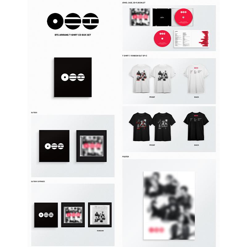 [Pre-order] BTS - [ARIRANG] T-shirt CD Box Set Ver.