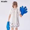 M.Latin Girls' Summer Bubble Sleeve Doll Dress