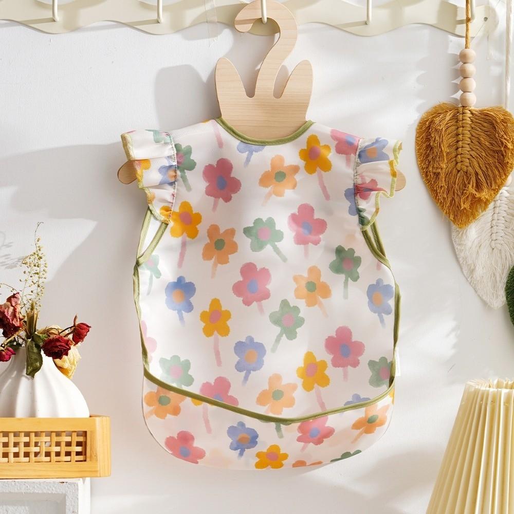 Machine Washable Sleeveless Bib Cartoon Pattern Toddler Apron New Waterproof Smock Bib Toddlers 3