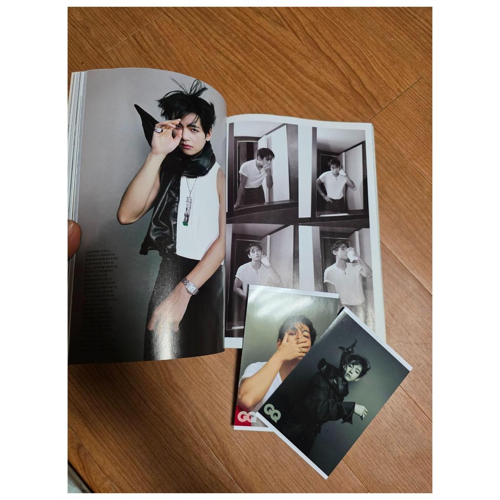 GQ Korea February 2026 Issue A Type – Cover: BTS V + 2 Photo Cards