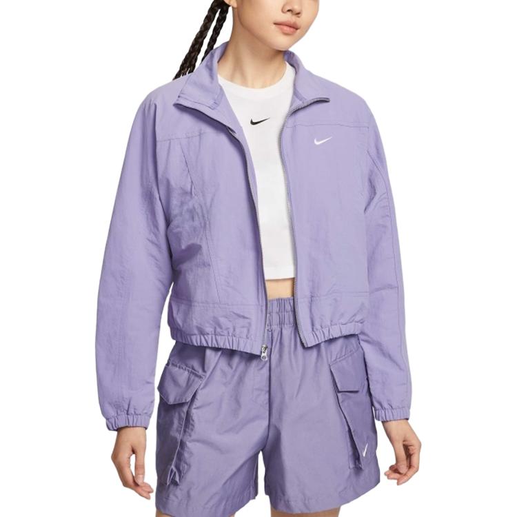 New Nike Sportswear SS25 Jacket Women's Purple HJ1000-527