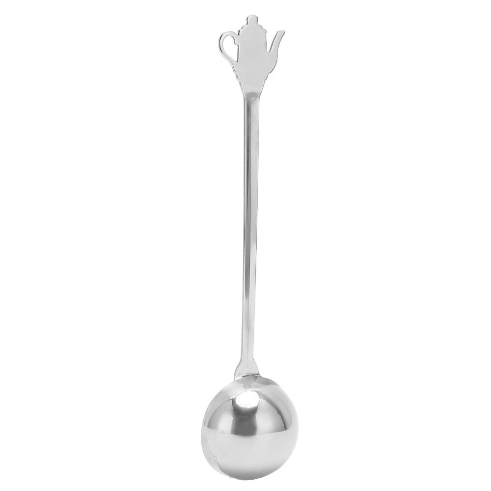Stainless Steel Coffee Scoop Long Handle Silver Long Handle Coffee Scoop High Polish Stainless Steel Coffee Scoop Coffee Making