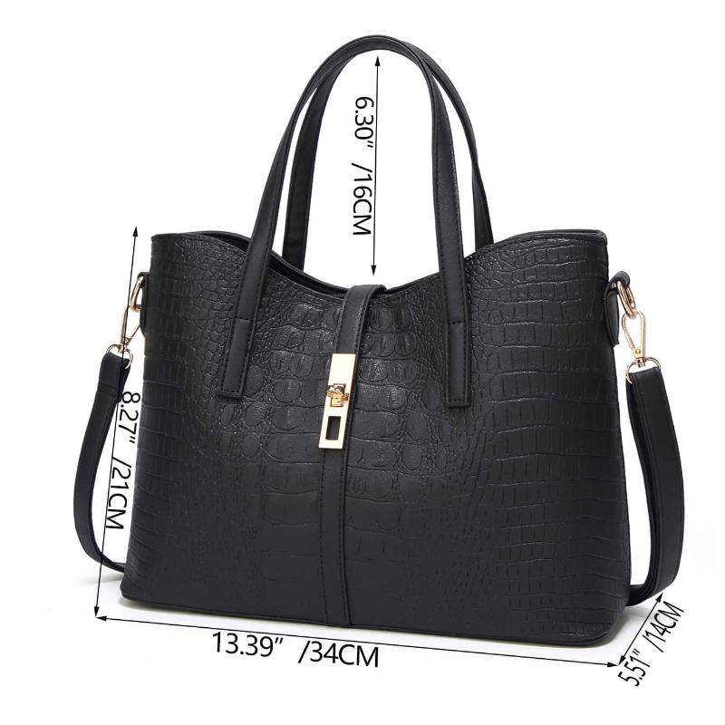 Большие вместительные сумки-тоуты для женщин — фото 7