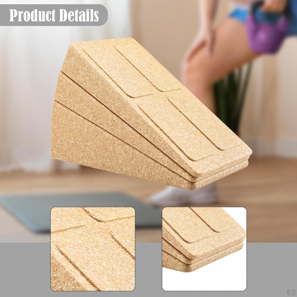 3 Adjustable Calf Incline Boards with 4 Angle Levels, Multi-purpose for Squat Exercises.