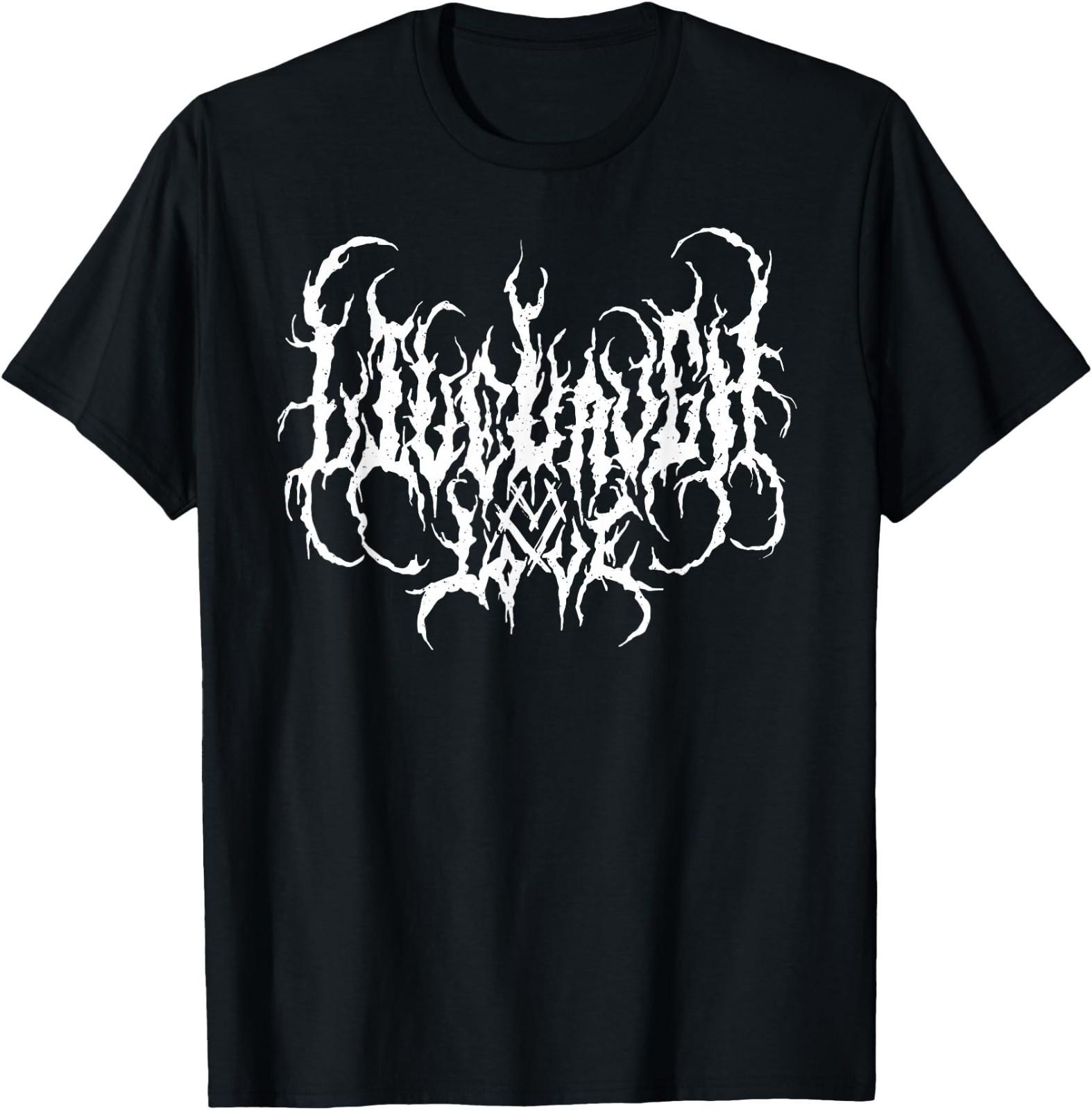 Live Life Laugh Love - Death Metal Style T-Shirt XXXXL