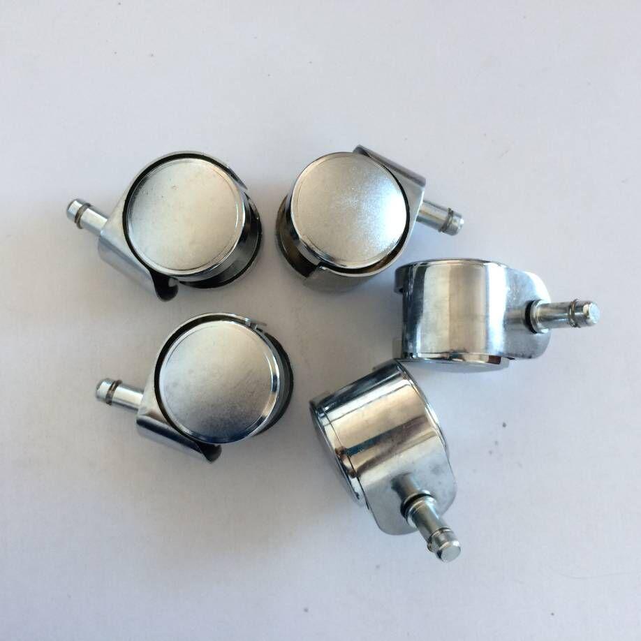 Aluminum Alloy Anti-static Swivel Chair Casters with Conductive Wheels and Solid Foot Cups