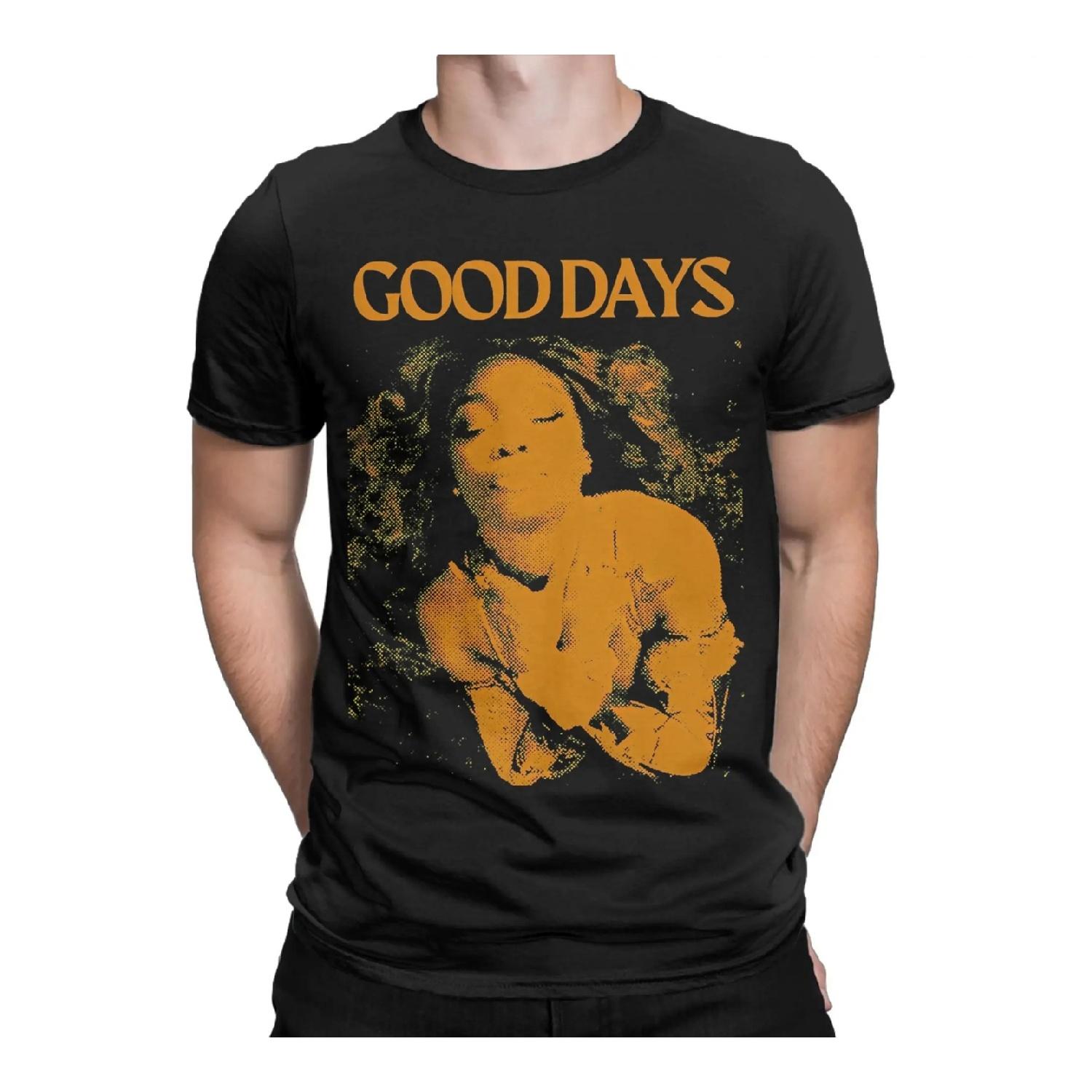 

Amazing Kill Bill Nobody Gets Me SOS Tour T-Shirts Men Crew Neck 100% Cotton T Shirt SZA Short Sleeve Tees Graphic Clothes XXXXXL чорний