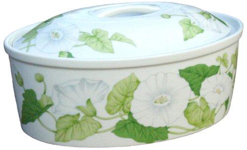 

Ohno Shokai Pickling Container, 1.7L, Made in Japan, Porcelain, Floral Pattern