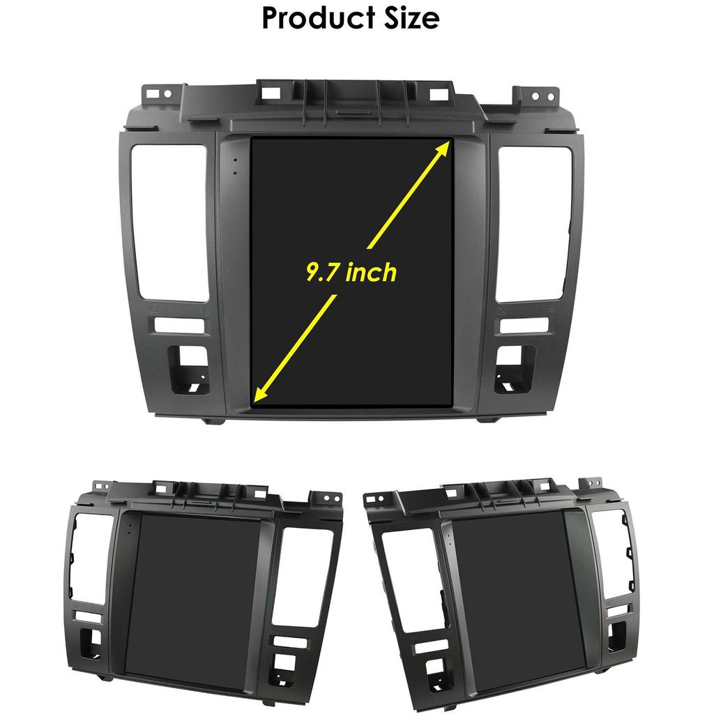 OSSURET Android-Autoradio für Nissan Tiida C11 2004–2013 Multimedia 9,7 Zoll vertikaler Bildschirm Carplay Android Auto Intelligenter Multimedia-Player RDS