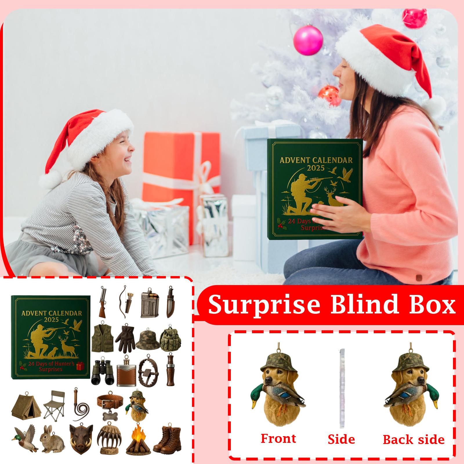 

2D Plane+airplane Box +24PC+ Fitness Decoration Advent Christmas Countdown Box Calendar One Size