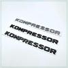 Akpsw6 3D Kompressor Emblem Heckklappen-Plakette Schriftzug Chrom Schwarz Logo Aufkleber FÜR CLK SLK SL CLS ML A B C S R Klasse Zubehör
